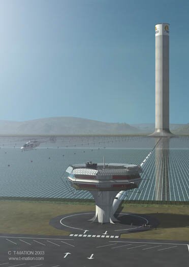 solar power tower. Concentrated Solar Power Tower